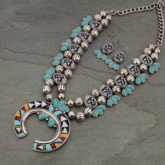 Jewelry - Squash Blossom Necklace Set